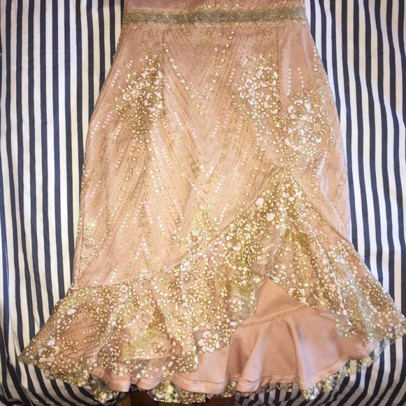 Hello Molly Blush Cocktail Dress (XS) - Picture 4 of 7